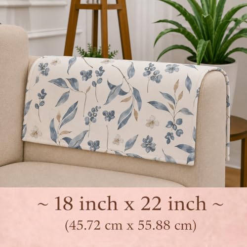 Image of STITCHNEST 'Eden Weaves Collection Series' Sofa Armrest Cover | Elegant Woven Fabric, Washable & Durable for Modern Living (18 x 22 Inches)