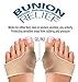 Bunion Toe Corrector | Orthopedic Gel Pad Bunion Pain Relief | Unisex Metatarsal Hammer Toe Pads | Insert Cushion Splint in Shoes | Fits with Socks as Well (2 Pack)