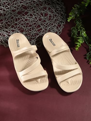 Image of DOCTOR HEALTH SUPER SOFT Women's Orthopedic Sandals And Slippers | Lightweight Anti-Skid Comfort Slides for Heel Pain Relief | Soft Cushion Sole Footwear for Everyday Use