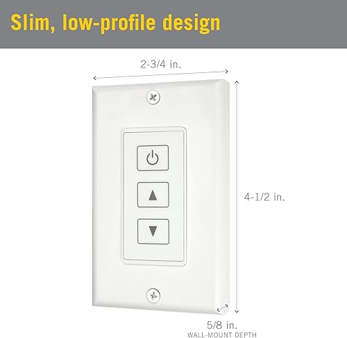 Miniatura 3 de Armacost Lighting 523121 Controles de atenuación LED, panel táctil inalámbrico de montaje en pared