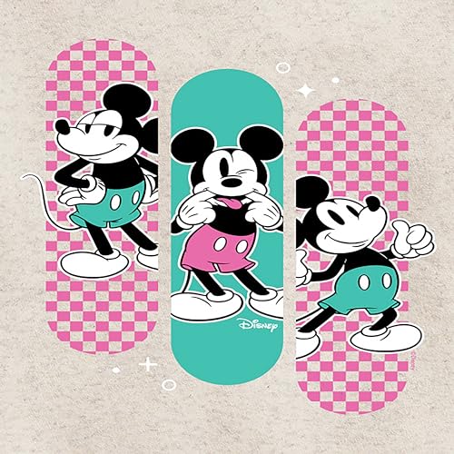 Disney Characters - Mickey & Friends - Mickey Happy Expressions - Retro Style - Toddler & Youth Long Sleeve Graphic T-Shirt3