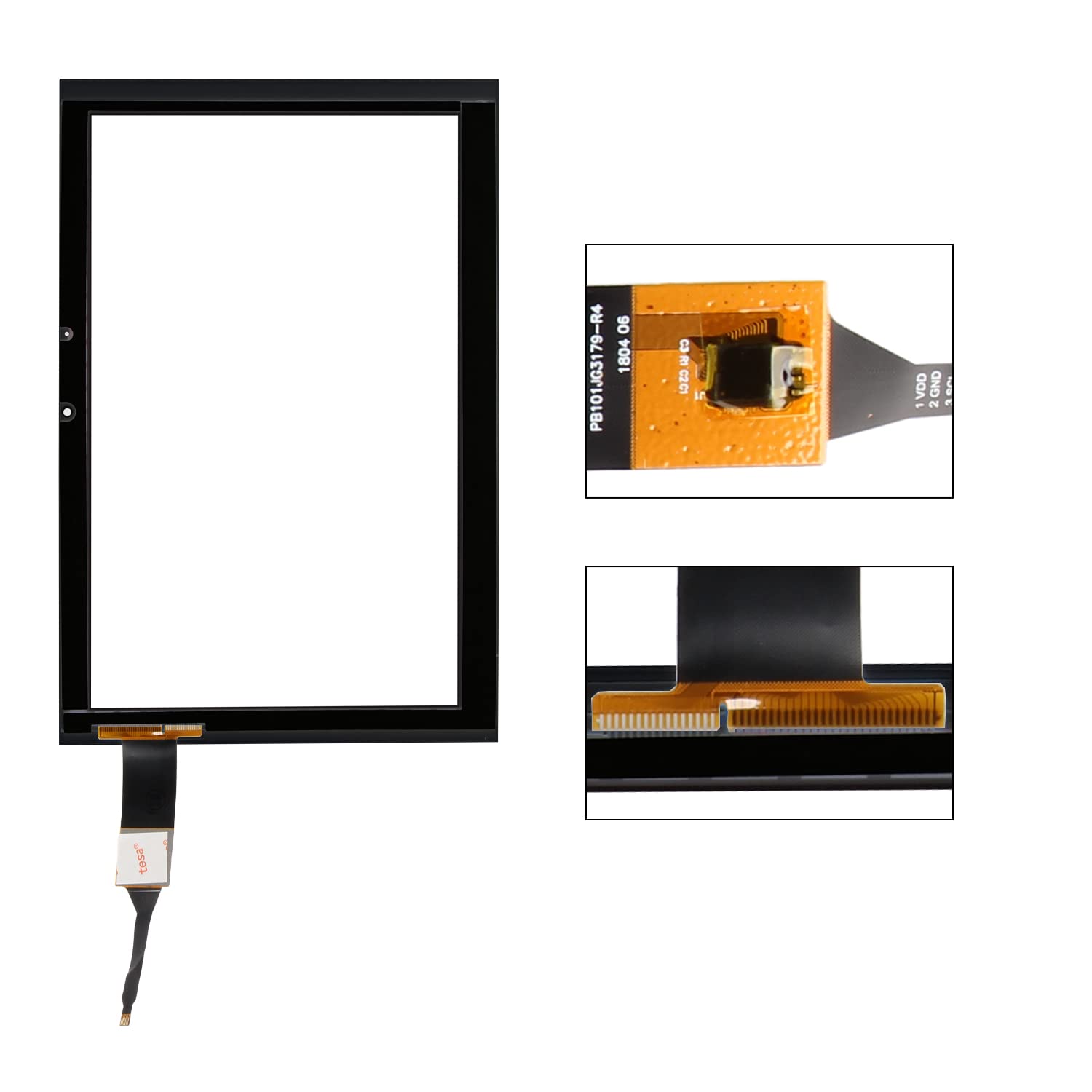 Vetro Touchscreen Per ACER ICONIA ONE 10 B3-A32 A6202 – Ricambio Completo Con Adesivo – Bianco