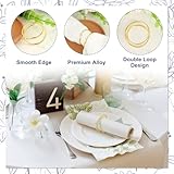 Zoom IMG-2 16 pezzi anelli portatovaglioli anello Zoom IMG-2 16 pezzi anelli portatovaglioli anello