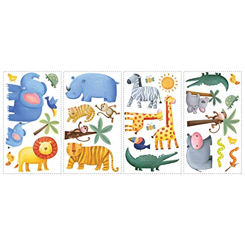 Roommates Jungle Adventure Peel And Stick Wall Decals #TOP3