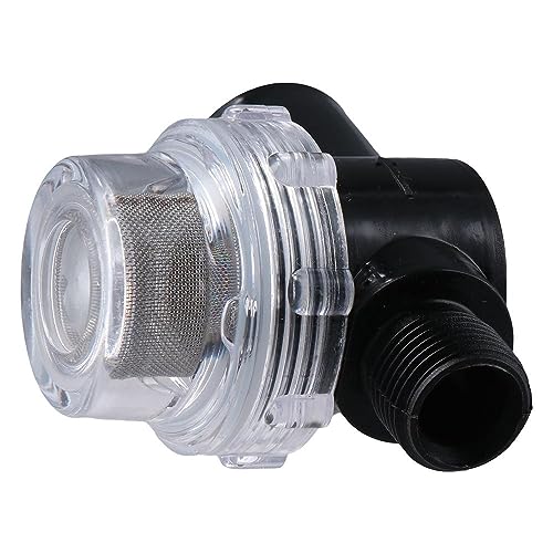 Image of Water Pump Strainer Filter Set 1 /2 Inch Fitting Include Twist-On Pipe Strainer and Extra 50 Mesh Stainless Steel Filter Screen