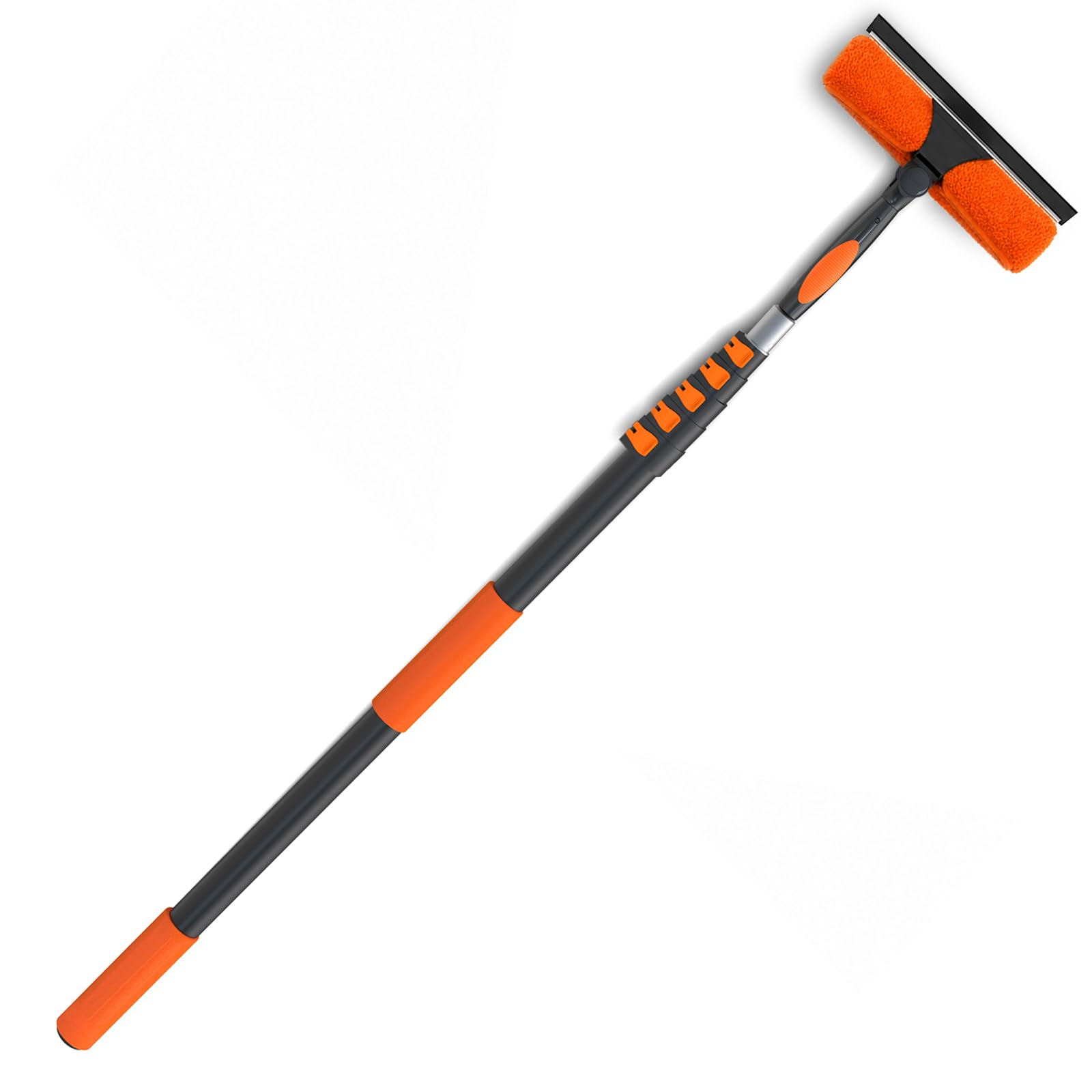 LAANPOLE 7,2m Fensterputzer Teleskop, 2-in-1 Fensterabzieher für die Fensterreinigung, Fensterwischer mit Teleskopstiel für den Außen- und Innenbereich – Amazon Angebot
