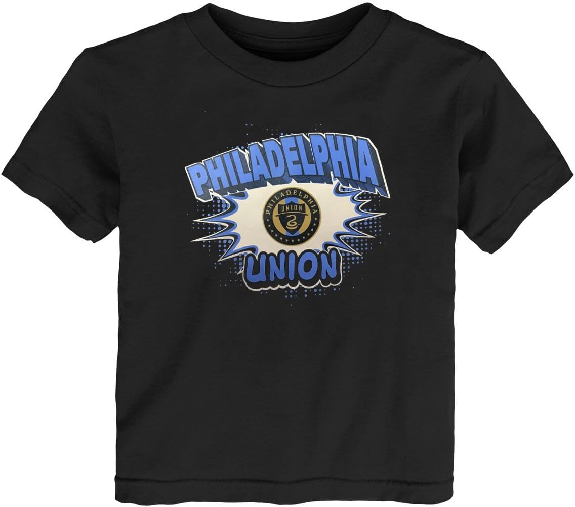 Outerstuff Philadelphia Union Toddler Size 2T-4T Game Time Team Logo T-Shirt