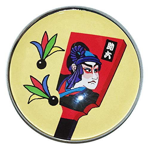 お正月 ピンバッジ 助六 羽子板 B 新年 明けましておめでとう 賀正