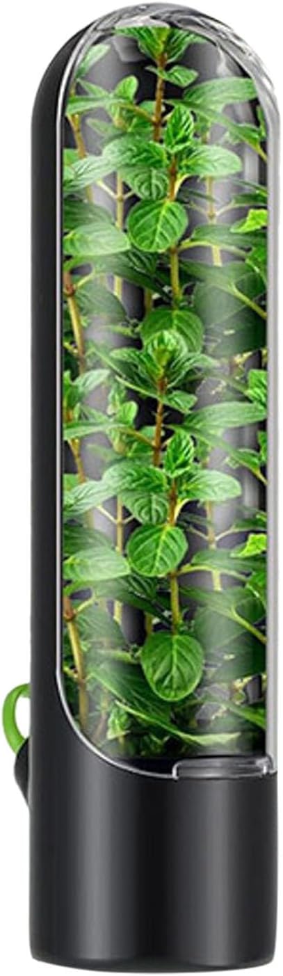 Herb Storage Containers for Refrigerator Herb Saver Pod Cilantro Containers for Refrigerator Herb Storage for Cilantro Parsley Asparagus Keeps Vegetables Fresh for 2-3 Week (Black)-image-41