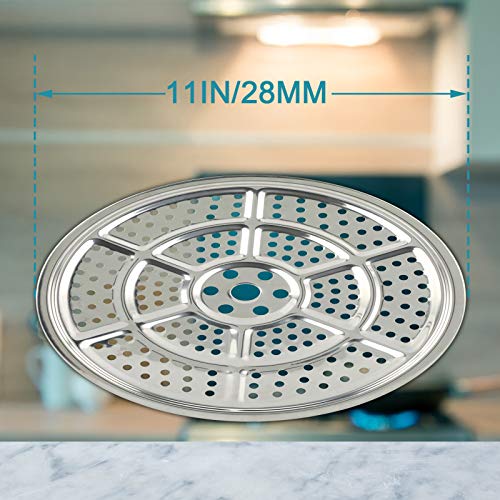 FONLLAM 2Pack Stainless Steel Canner Rack - 11-Inch Pressure Cooker Rack for Pressure Canner - Compatible with Presto, All-American and More