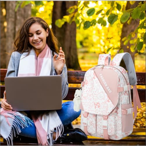 Image of Tinytot 30 Litre Japanese Korean Style School Bag Water-Resistant Laptop & Travel Backpack - Unisex Large 18 Inches Multipurpose Student Backpack for Boys & Girls, Men & Women