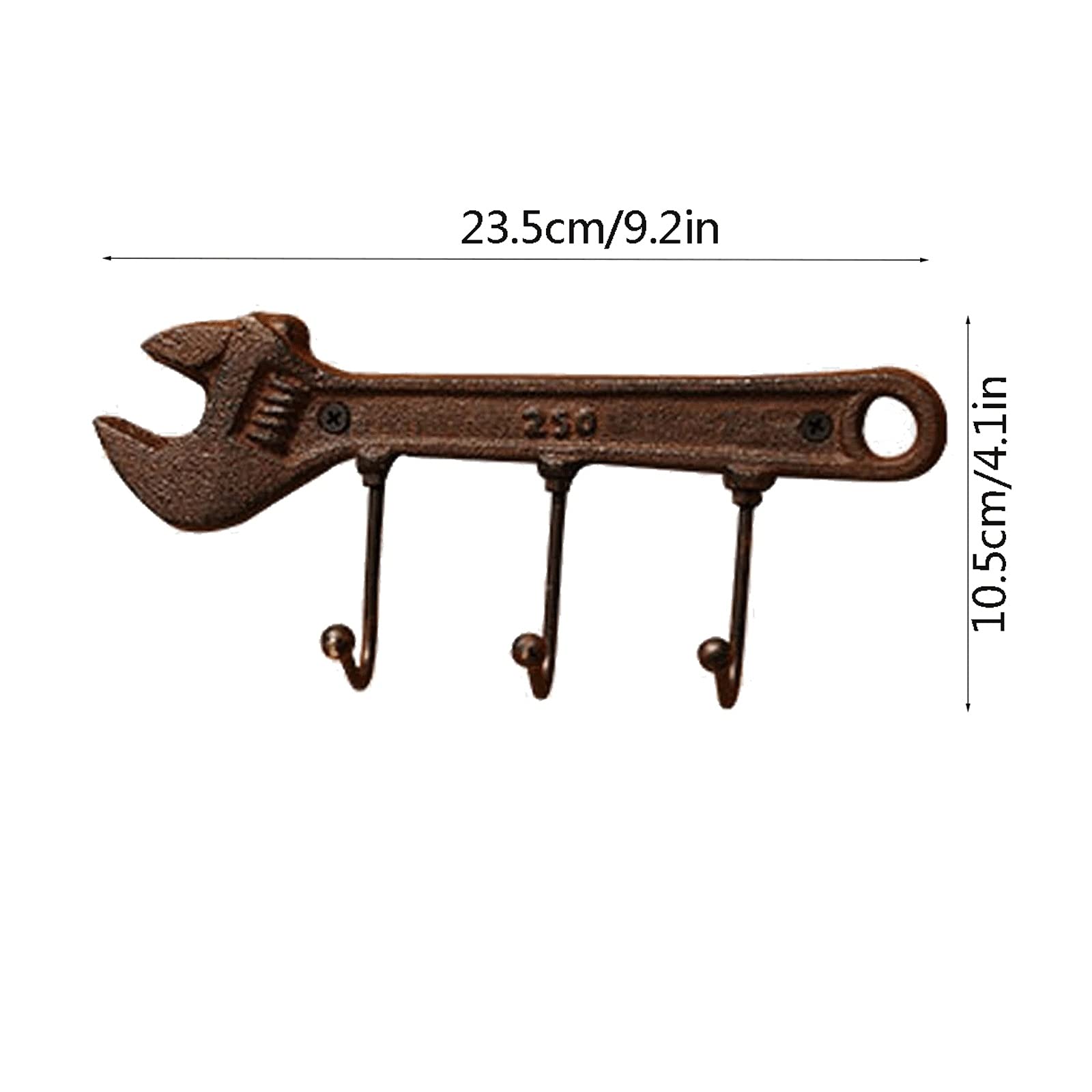 Wieszaki na ręczniki Wieszaki ścienne Wieszak na płaszcze Wieszak ścienny Vintage Wieszak ścienny Hammer Skey Holder Metalowy wieszak na ubrania Wieszak Styl industrialny Klucze Hak ścienny Wystrój