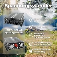 SOLARTRONICS Komplettset 2X 120 Watt Solarmodul 1000 Watt Wandler Laderegler Photovoltaik Inselanlage – Ansicht 3