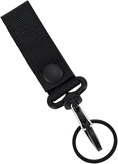 Duty Belt Keeper Key/Glove/Tourniquet Holder Tactical Utility Belt Key Ring Clip Keychain MOLLE Strap Gear Organizer - TACNEX