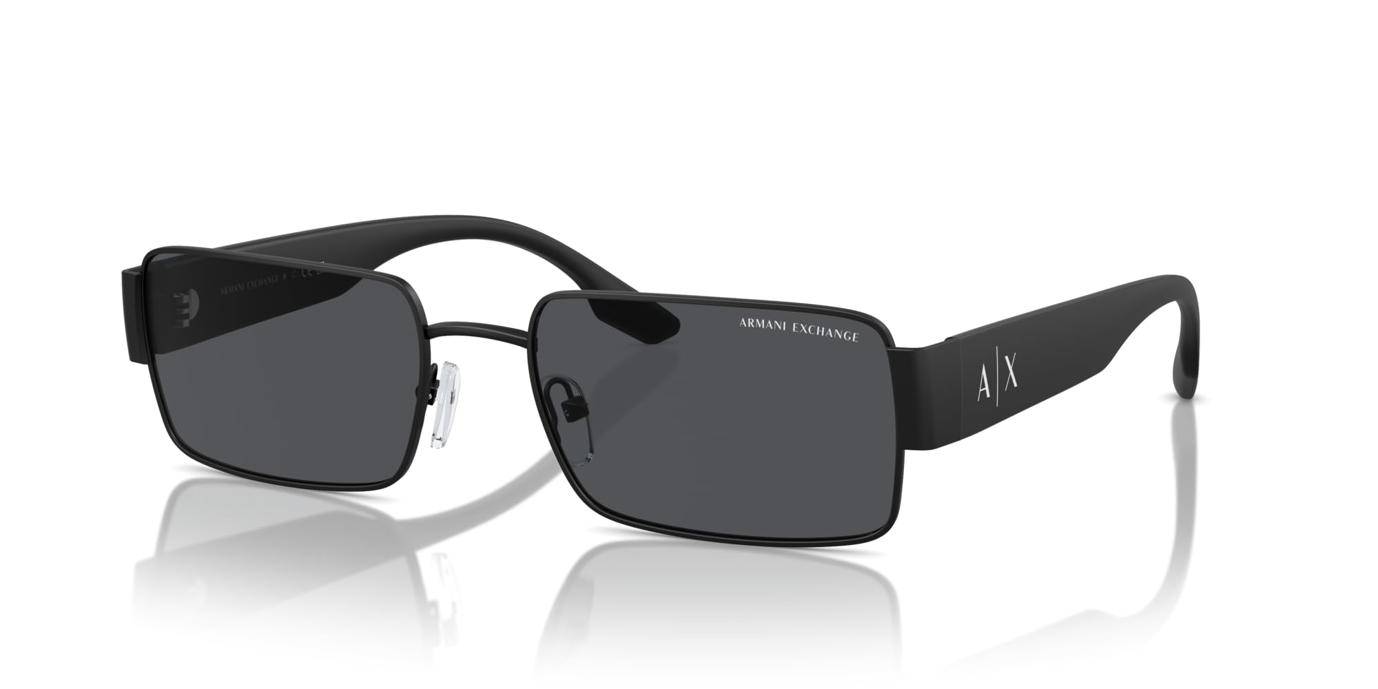 Armani Exchange Męskie okulary przeciwsłoneczne 0AX2052S, matowe/ciemnoszare