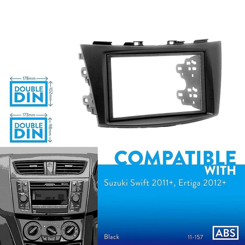 Image of Audio Wheels Car Android Frame ABS300 Plastic Material 9 inch with Wiring Suitable for Base Model for Maruti Ertiga 2011-2016
