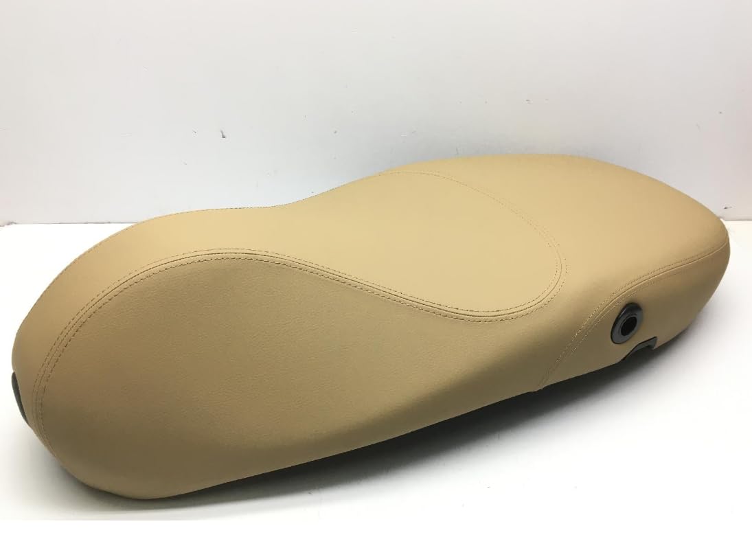Selle complète originale beige avec fermeture éclair compatible avec Vespa Primavera 50 2013 2017 – Pièce de rechange OEM de haute qualité