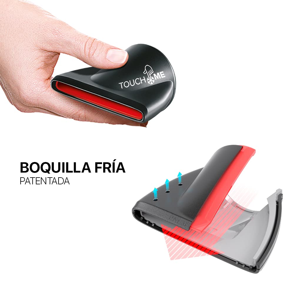 Valera, Swiss Silent Jet 8600, Secador de Pelo Profesional y Silencioso, con Potente Motor AC-Performance, 3 Niveles de Temperatura, Ionizador, Cable Flexible Antienredos, Difusor, 2400 W, Swiss Made