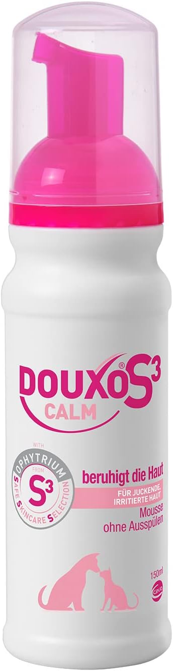 Calm Mousse for Dogs and Cats - Hygiene for Sensitive Skin - Relieves and Protects - Hypoallergenic Fragrance - 150ml
