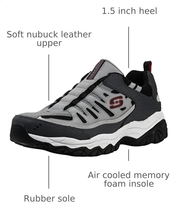 Image of Skechers Men's Afterburn M. Fit Wonted