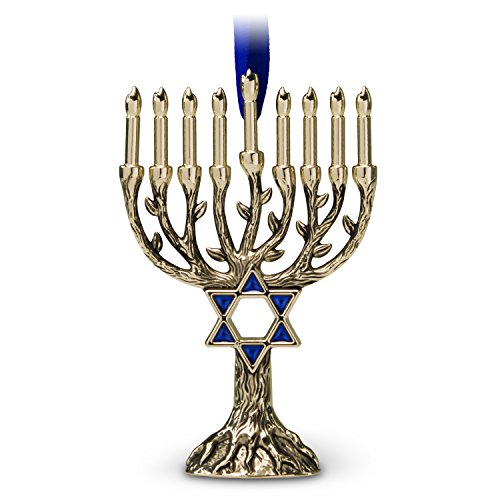 Hallmark Keepsake Jewish Ornament 2018 Year Dated, Menorah Feast of Dedication Metal