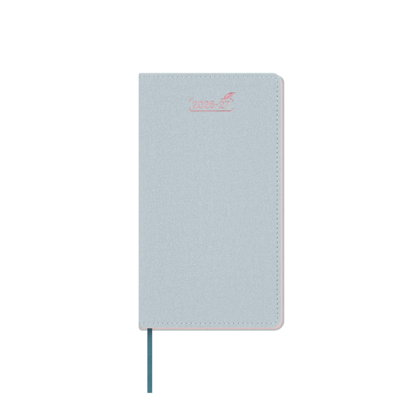 BEZEND Pocket Diary 2026-2027 Month to View Softcover Slim 16.8 x 9.5 cm