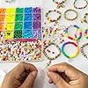 Pride Rainbow Clay Beads Bracelets Making Kit, Love is Love Beads Art DIY Craft Kit, Rainbow Color Jewelry Making Kit Party Supplies, Set of 1 Box #3