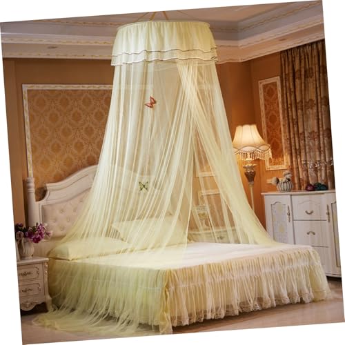 Mosquitera redonda para cama cortina duradera para cunas y dormitorios 2