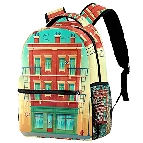 Sac à dos coquelicot ergonomique et léger pour homme et femme