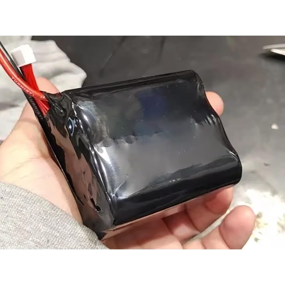3 metry czarnej rurki termokurczliwej z PVC do 18650 LiPo - regulowana owijka izolacyjna do ochrony pakietu litowego 1 szt.(135mm Width)
