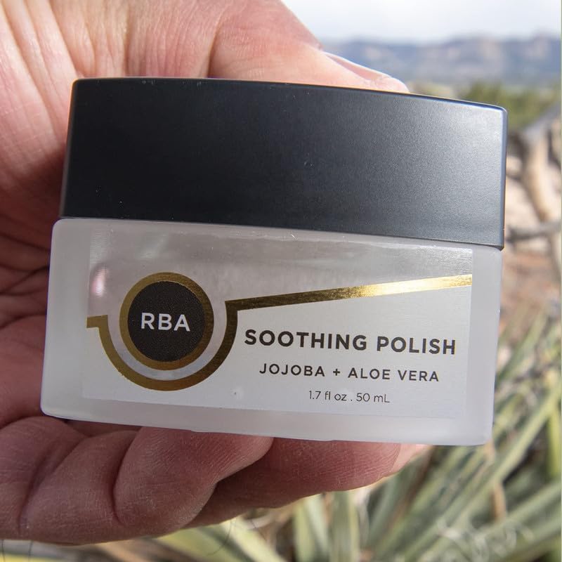 RBA Skincare’s Soothing Polish, Physical Exfoliant to Smooth Skin Texture, Exfoliating Jojo Beads and Aloe Vera, 100% Natural 50 ml