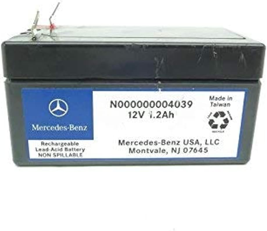 2007-2012 Mercedes-Benz GL450 GL550 Auxillary Back Up Battery 000000004039 OEM For Passenger Car