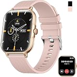 zaisia Reloj Inteligente Hombre Mujer, 1.85' Smartwatch con Llamadas, Pulsómetro/Monitor de Sueño/Podómetro, Múltiples Modos Deportivo Pulsera Actividad, Impermeable IP68 Smart Watch para iOS Android