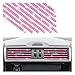 AUKEPO 10 PCS Most Car Air Vent Outlet Trim,Bling, Rhinestone Air Conditioner Decoration Strip, Universal Bendable,Interior Accessories (Pink)