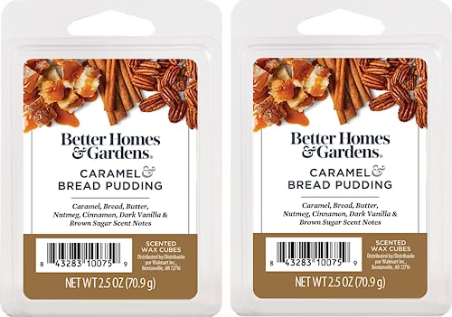 Better-Homes-and-Gardens-Scented-Wax-Cubes-25oz-2-Pack-Caramel-Bread-Pudding Better Homes and Gardens Scented Wax Cubes 25oz 2 Pack Caramel Bread Pudding