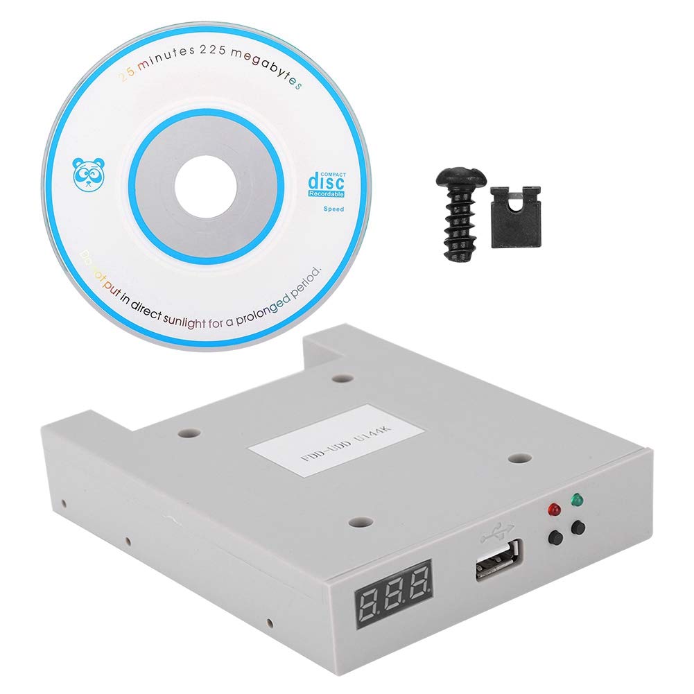 ciciglow Diskettenlaufwerk Emulator, FDD-UDD U144K 1,44 MB USB SSD Diskettenlaufwerk Emulator für Computer Daten Werkzeugmaschinen Bearbeitungszentren
