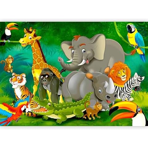 Papier peint murando jungle 350x256 cm Cover