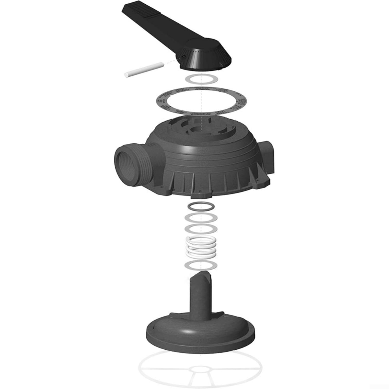 Ensemble de couverture 77704-0104, pour sta-rite WC112-148A et WC112-147 pour joint de valve multi-voies fiable et montage facile sans