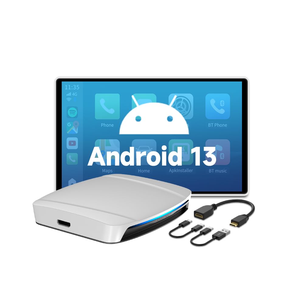CarlinKit Aibox 6225カーリンキット CarlinKit 2024 UHD 6225, HDMI Çıkışlı Yeni Android 13AI Kutusu