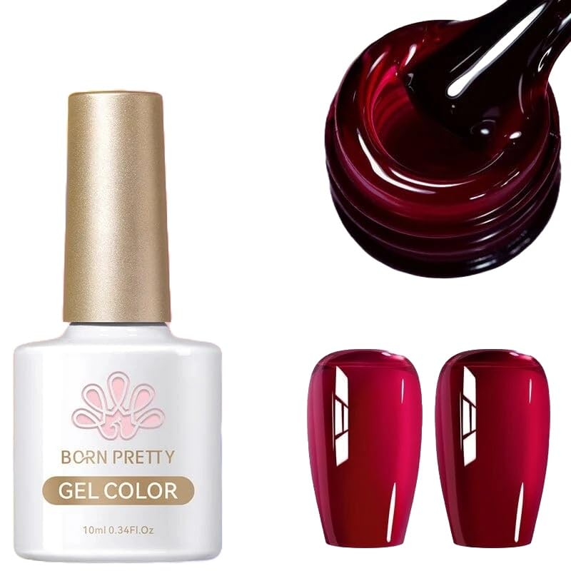 Born Pretty 10ml Jelly Nude Color Gel Polish from BELLE GAGA UV LED Nail Art Manicure Varnish Long Lasting Nail Polish (JN85, 10ml)-image-44
