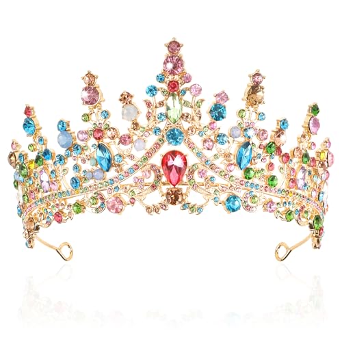Tiara de casamento para noivas, coroas de anivers&aacute;rio para mulheres e meninas