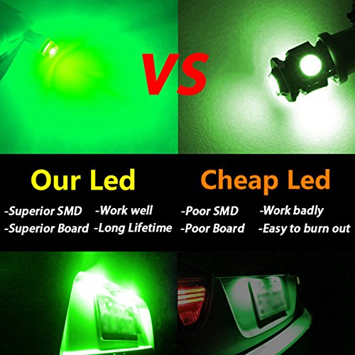 TABEN Verde BA9S 53 53X 57 1895 64111 Lampadina a