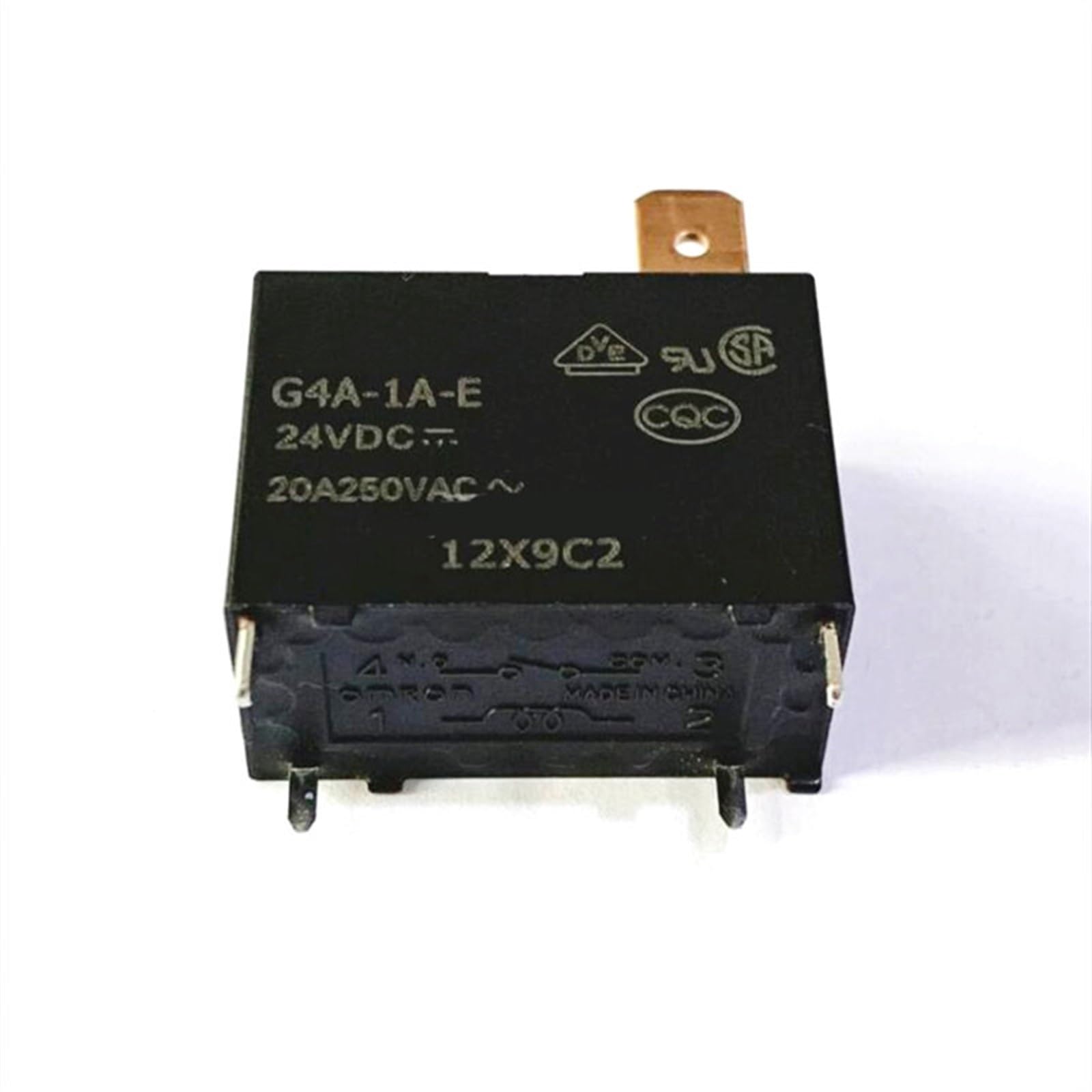Relais G4A-1A-E-24VDC 20A 250VAC composant électronique DIP4 - 2