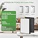 FY2420/30 Ersatzfilter kompatibel mit Philips Luftreiniger AC2882, AC2885, AC2887, A2889, AC2892, AC3829, Serie 2000 und 3000, inklusive 1 HEPA-Filter und 1 Aktivkohlefilter