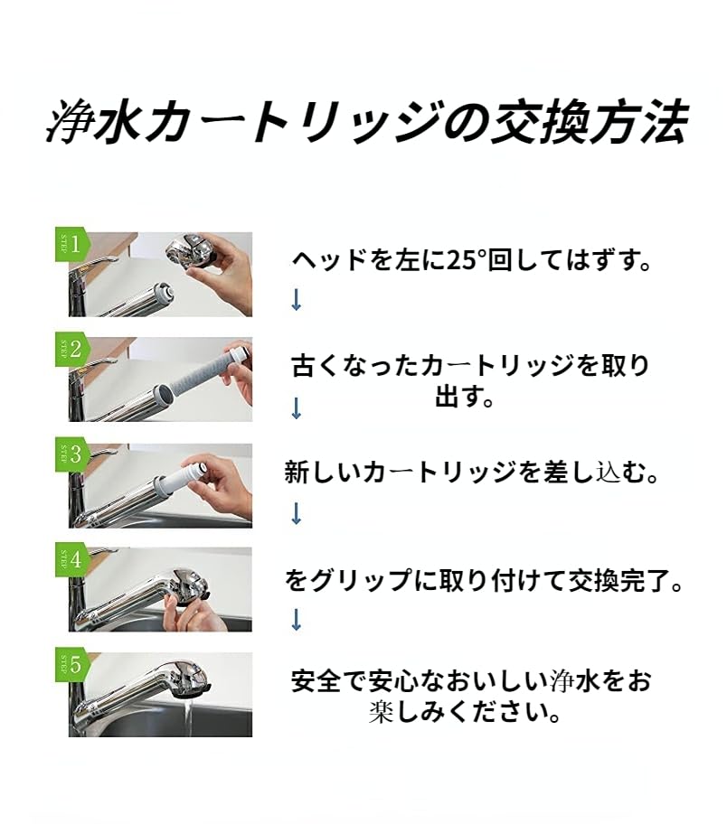 Amazon | JC0036UG/JC0032UG/JC0032DK対応機種の浄水器に取り付けてご