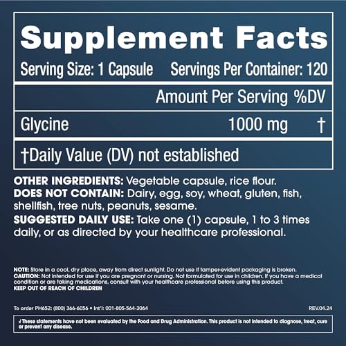 ProHealth Pure Glycine Capsules
