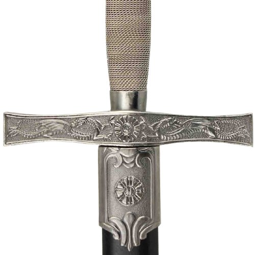Ace Martial Arts Supply Medieval Knight Arming Sword with Scabbard (King Arthur) - Thumbnail 3