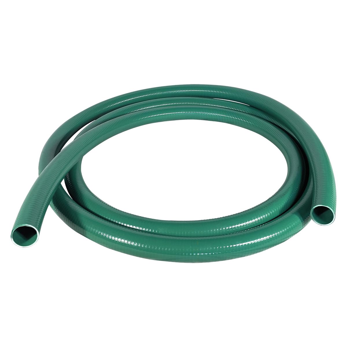 Gloxco Heavy Duty Green PVC Suction Hose 25ft