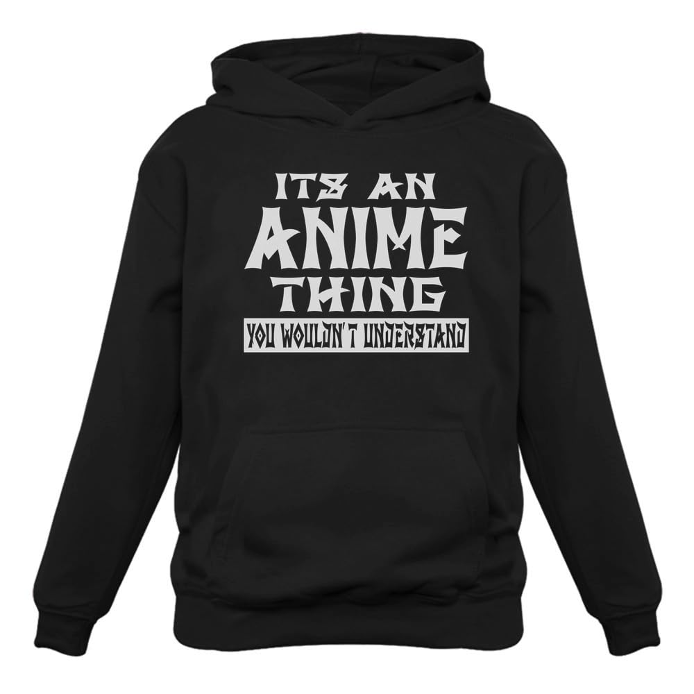 Tstars Funny Otaku Hoodie for Teen Girls and Women - Japanese Anime Meme Pullover Sweatshirt Gift Manga Fans