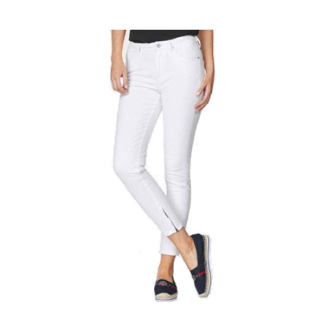Pepe Damen JJeans Cher Highwaist Skinny Damen 7/8 Jeans Hose weiß